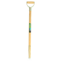 Gebogen essenhouten D-steel met bus 95 cm