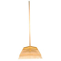Jumbo bladhark en laadvork 60 cm met steel 160 cm