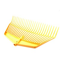 Jumbo bladhark 60cm geel kunststof zonder steel