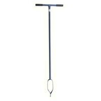 Grondboor van gehard staal 6 tot 12 cm voor paal- en plantgaten