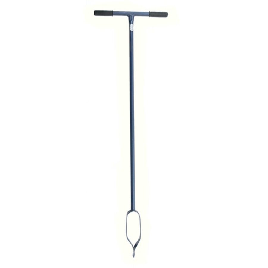 Grondboor van gehard staal 6 tot 12 cm voor paal- en plantgaten