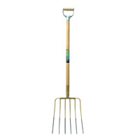 Maisvork met 6 tanden, dul en steel van 95 cm