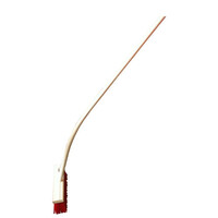 Ergonomische gebogen bezemsteel van essenhout 170 cm