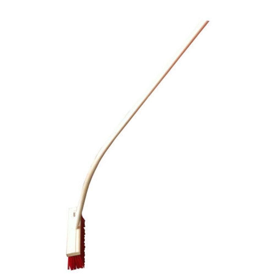 Ergonomische gebogen bezemsteel van essenhout 170 cm