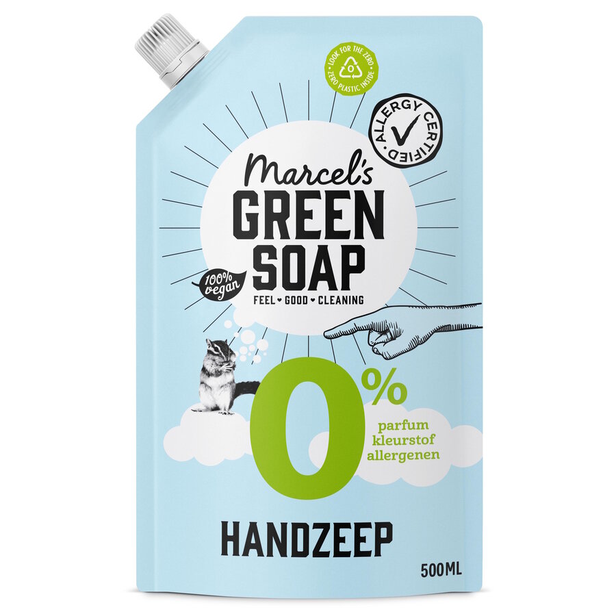 Handzeep 0% Navulling 500 ML
