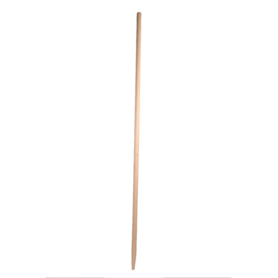 Houten hark- en bezemsteel van espenhout