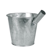 Verzinkt schepemmer met dul 6,5L
