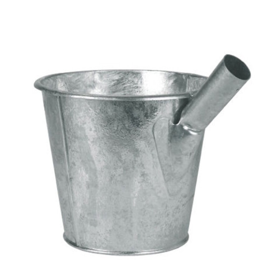 Verzinkt schepemmer met dul 6,5L