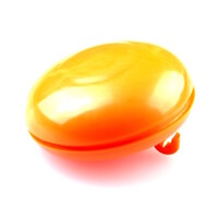 Vlaggenstok-knop oranje zonder stok