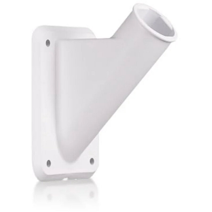 Vlaggenstokhouder kunststof wit