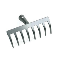 Tuinhark met 8 tanden en 20 cm werkbreedte zonder steel