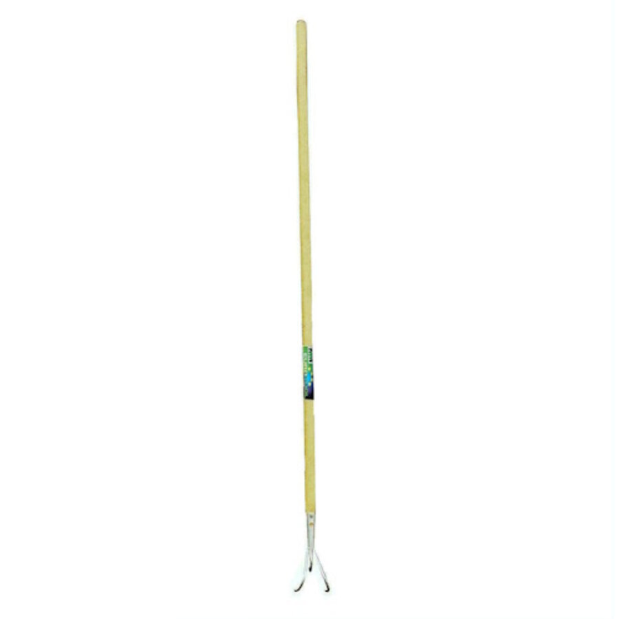 Tuinkrabber 3-tands met houten steel 150 cm en werkbreedte 10 cm