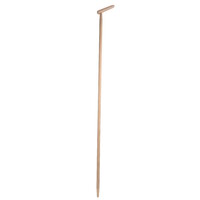 Schoffelsteel van Tauari hout met hilt