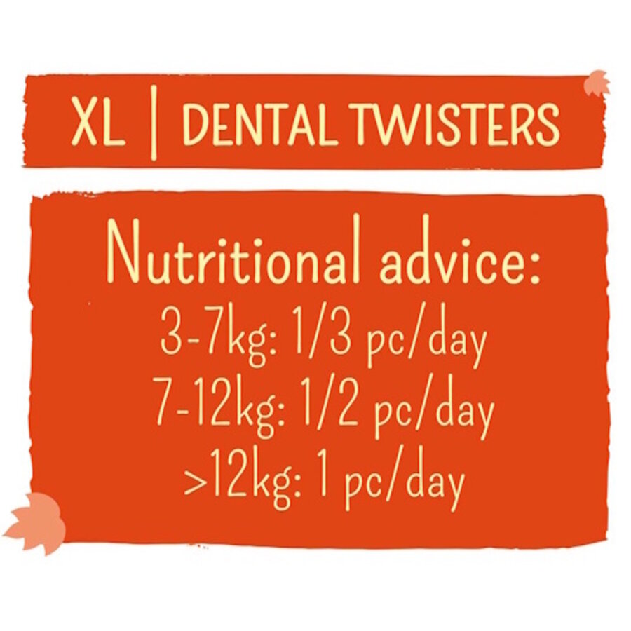 Garden Bites dental twisters XL 25CM - 3 stuks