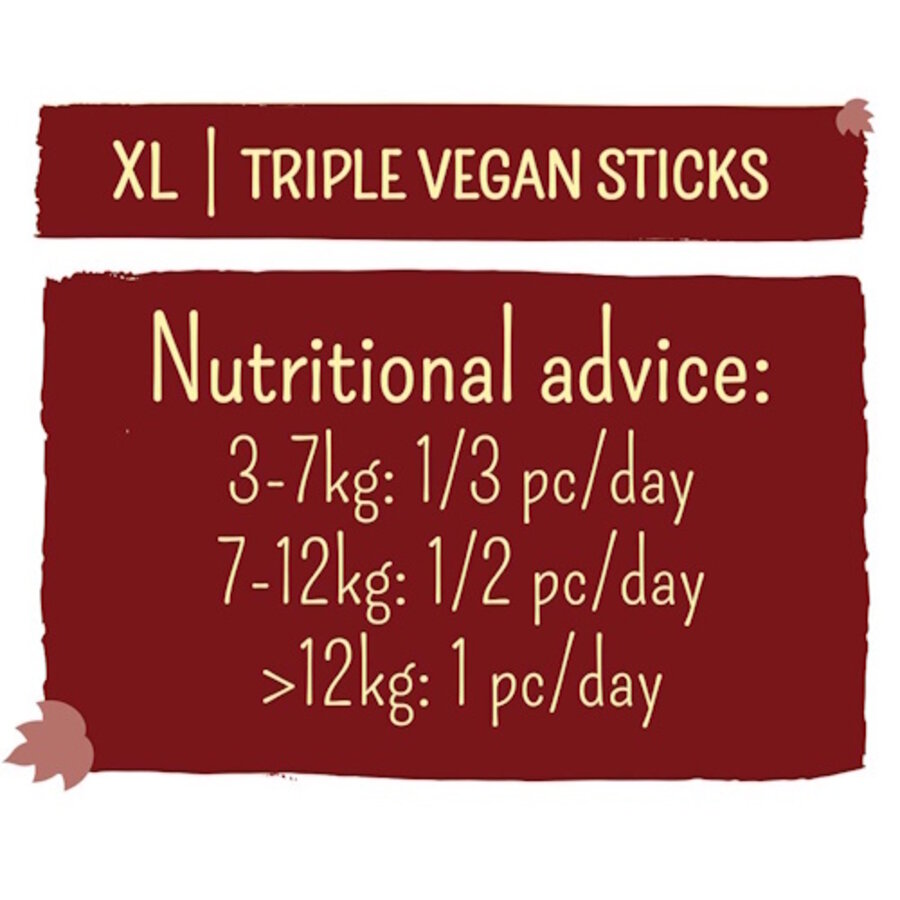 Garden Bites triple vegan sticks XL 25CM - 3 stuks