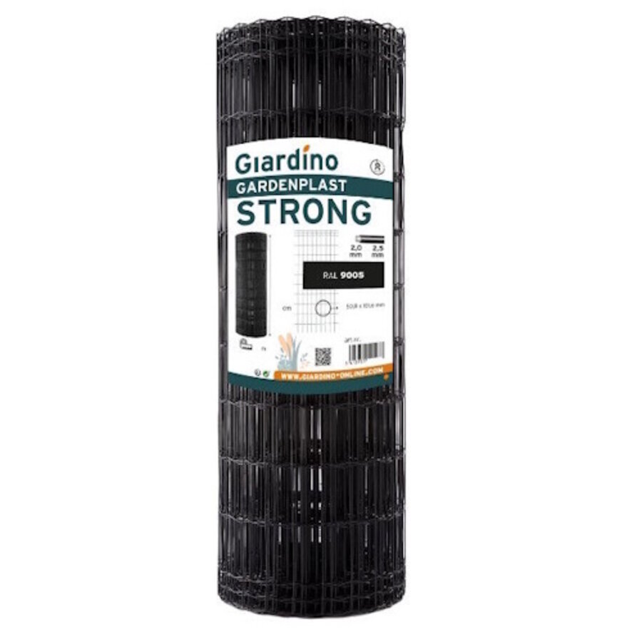Gardenplast strong Gaas zwart 25m