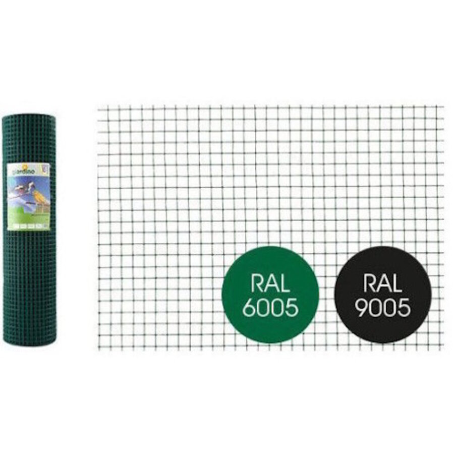 Gelast gaas Zwart 12.7/0.9