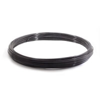 Spandraad zwart 3.4mm 100m