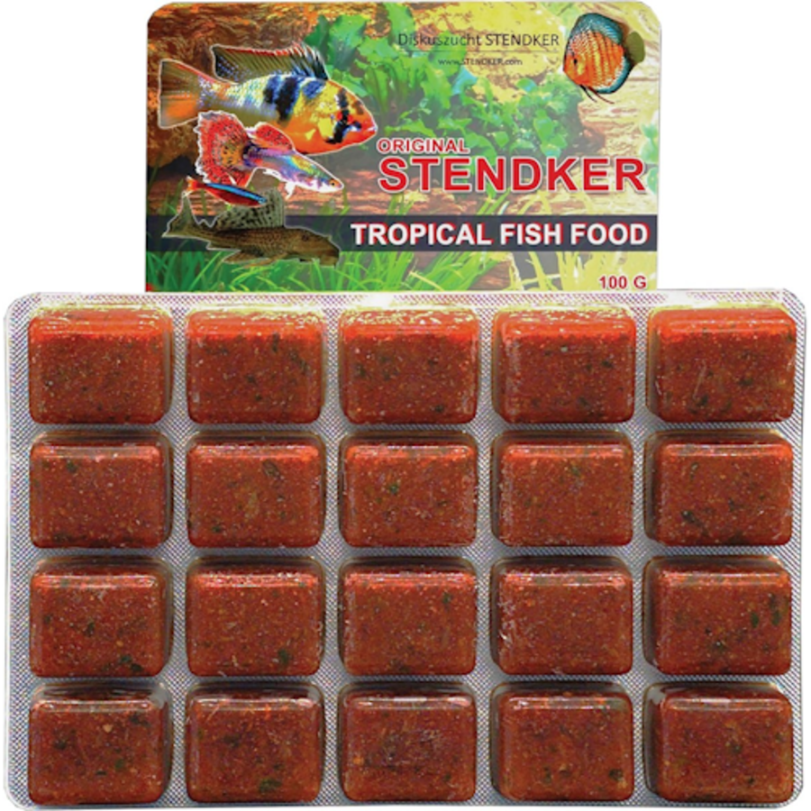Tropical Fish Mix diepvriesvoer voor tropische zoetwatervissen | 100 gram | 20 porties