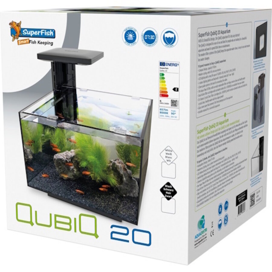 Qubiq 20 Zwart |ca. 32 x 32 x 33,5 cm