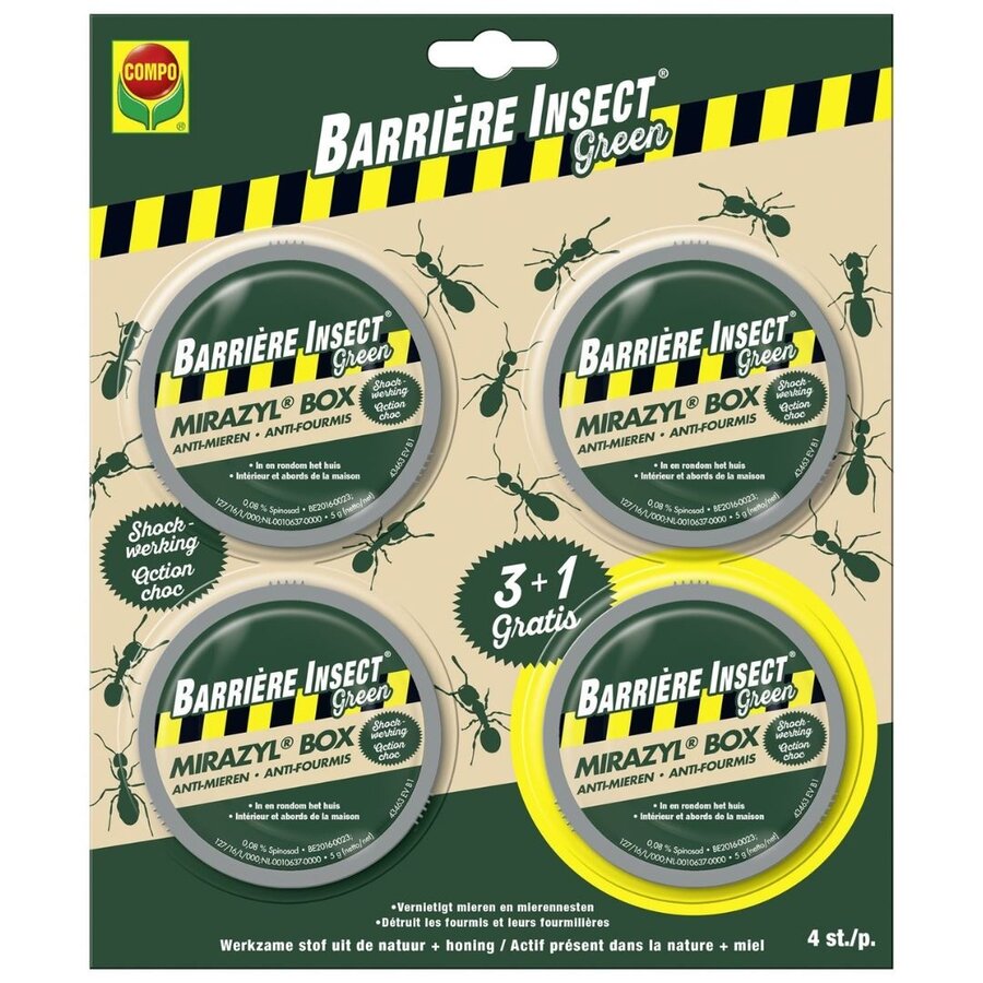Voordeelverpakking Mirazyl Mierenlokdoos 4 stuks