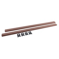 Kippenzitstok bruin 100 cm – set van 2