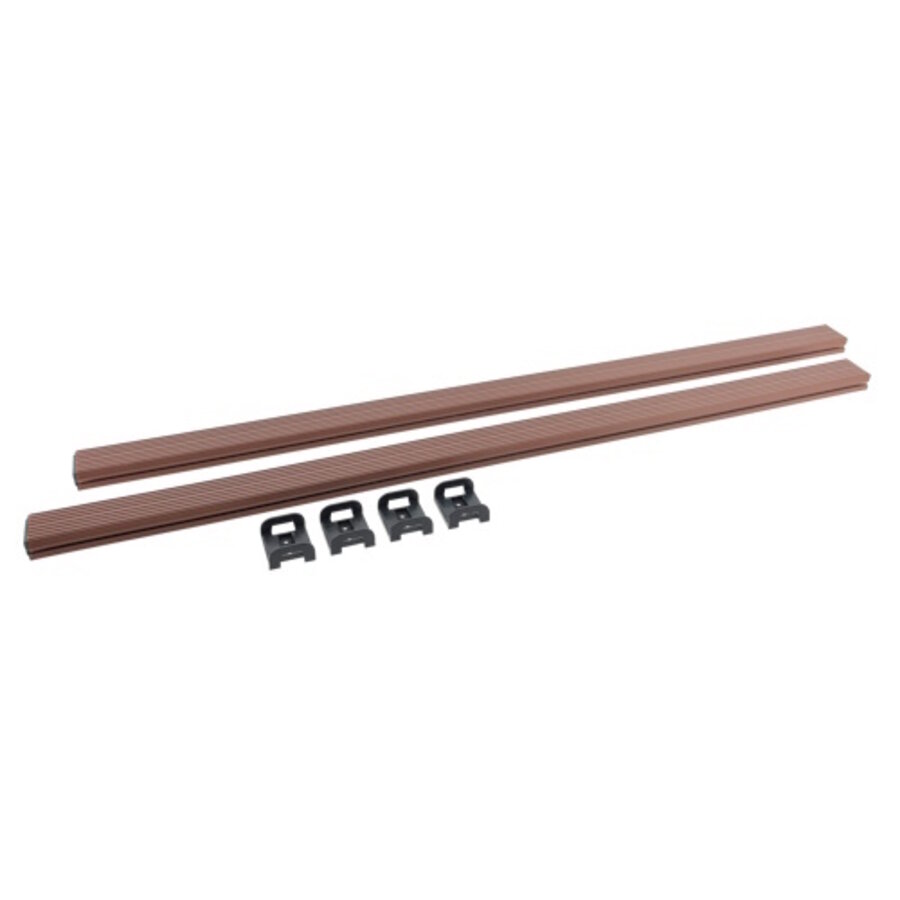 Kippenzitstok bruin 100 cm – set van 2