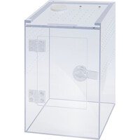 Terra Clear Deluxe acryl terrarium 15x15x23 cm voor insecten, spinnen en kleine reptielen