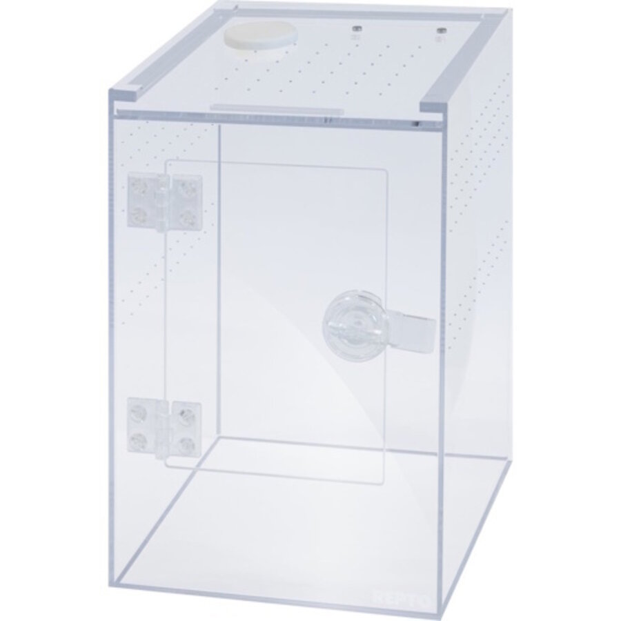 Terra Clear Deluxe acryl terrarium 15x15x23 cm voor insecten, spinnen en kleine reptielen