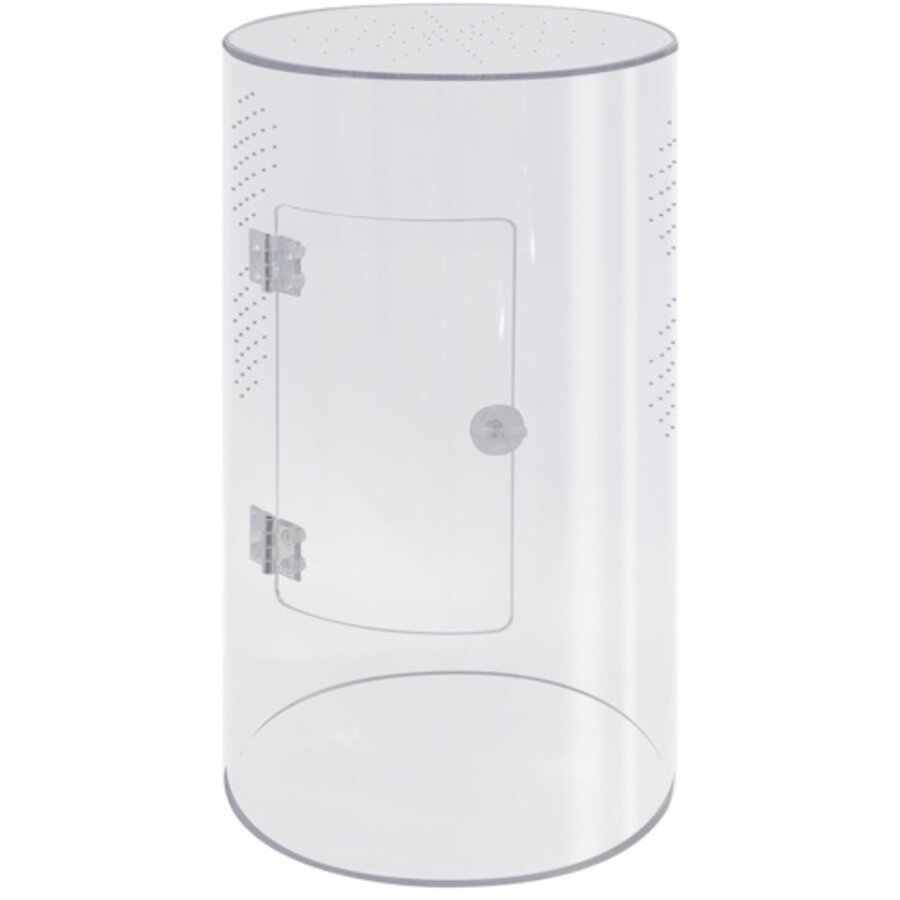 Clear cilinder terrarium 20 x 20 x 35 cm voor kleine terrariumdieren