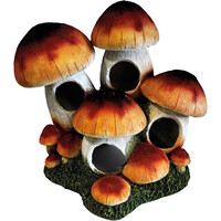 Deco Mushroom Hotel terrariumornament 17,5 x 22,5 x 21 cm schuilplaats voor reptielen en amfibieën