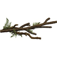 Branch XL decoratietak met kunstplanten voor terrarium ca. 57x23x17 cm