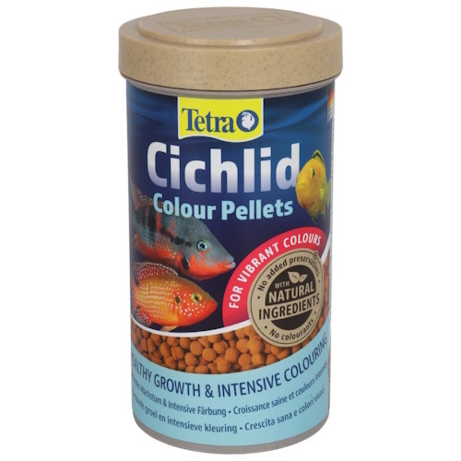 Cichlid Colour Pellets 500ML