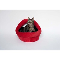 Kattenhuisje Meow Mouth Rood