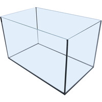 Aquarium met zwarte kit | 45L | 50 x 30 x 30CM