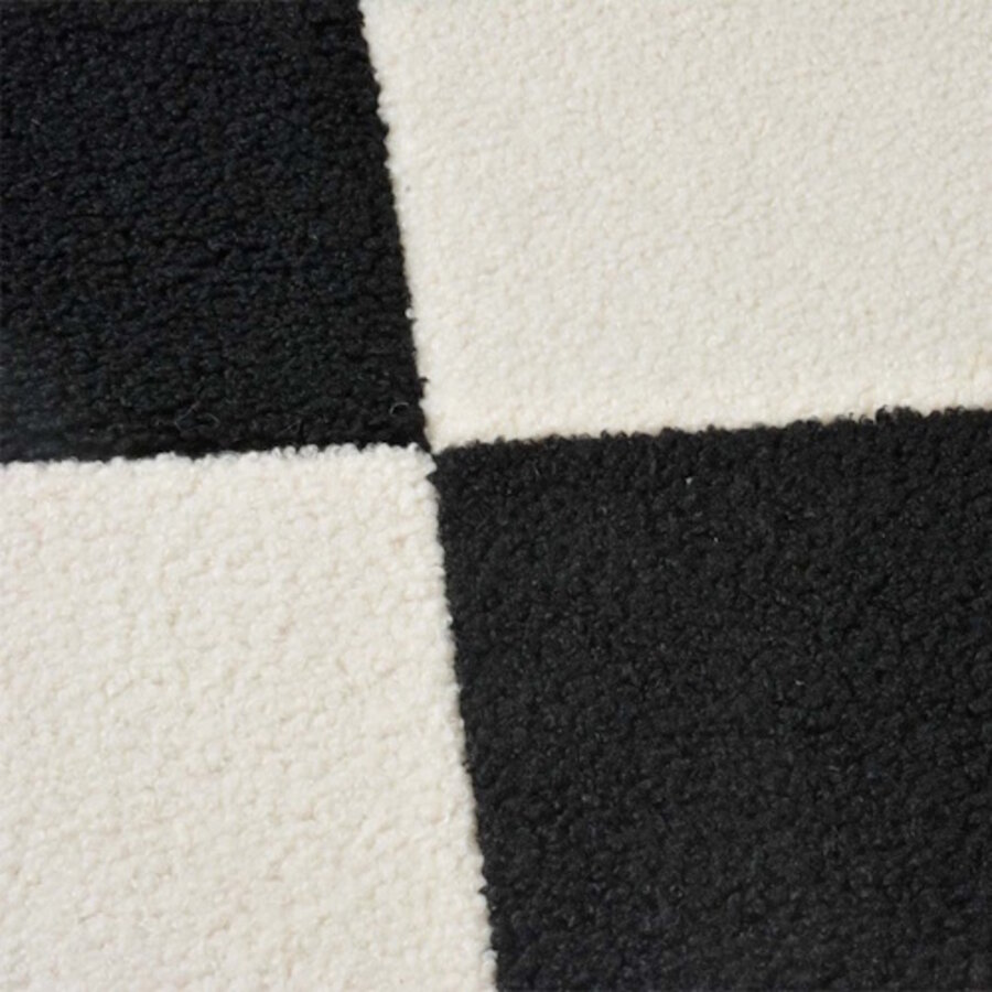 Hondenkussen Cozy Block Zwart/Wit