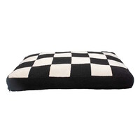 Hondenkussen Cozy Block Zwart/Wit