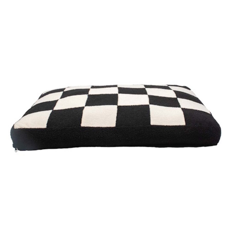 Hondenkussen Cozy Block Zwart/Wit