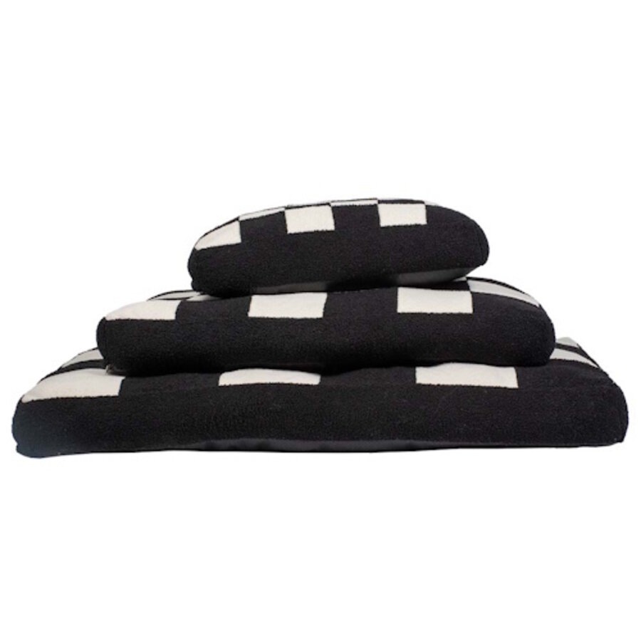 Hondenkussen Cozy Block Zwart/Wit