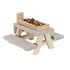 Eekhoorn picknicktafel Wand