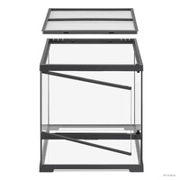EX Pro terrarium Zwart | 45x 45x 45CM