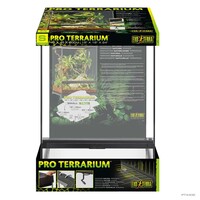 Pro Terrarium Zwart | Advanced Natural Terrarium 45×45×60 cm met 3-traps ventilatie