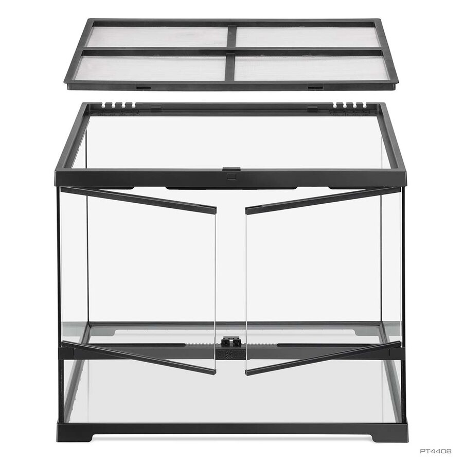 EX Pro terrarium Zwart | 60x 45x 45CM