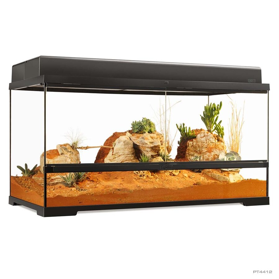 EX Pro terrarium Zwart | 90x 45x 45CM