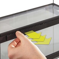 Pro Terrarium Zwart | Advanced Natural Terrarium 90×45×60 cm met 3-traps ventilatie