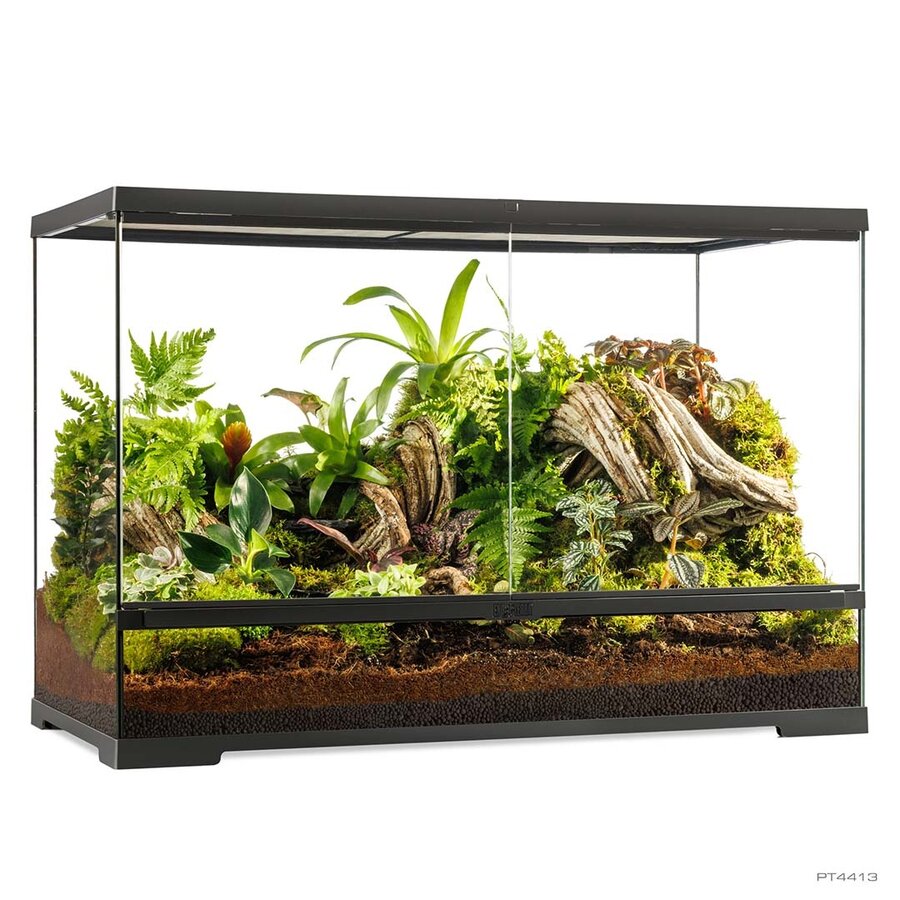 EX Pro terrarium Zwart | 90 x 45 x 60CM