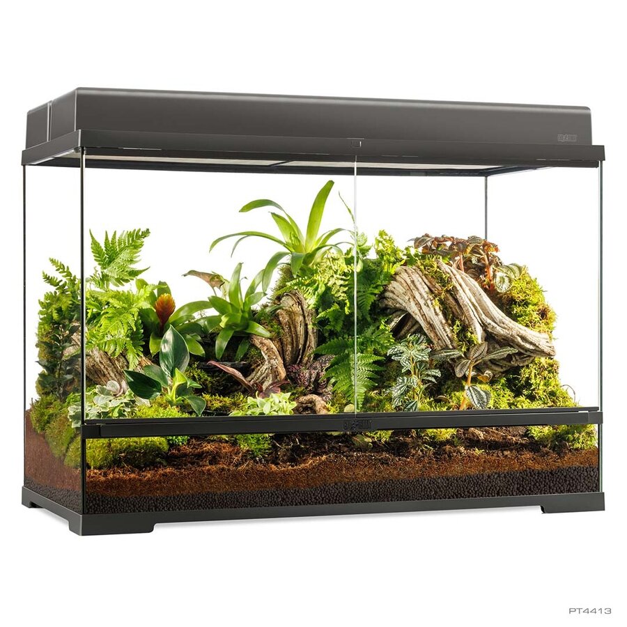EX Pro terrarium Zwart | 90 x 45 x 60CM