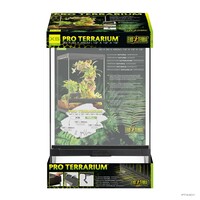 Pro Terrarium Zwart | Advanced Natural Terrarium 30×30×45 cm met 3-traps ventilatie