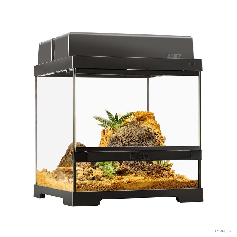 Pro Terrarium X-Small Wide glazen terrarium 30x30x30cm