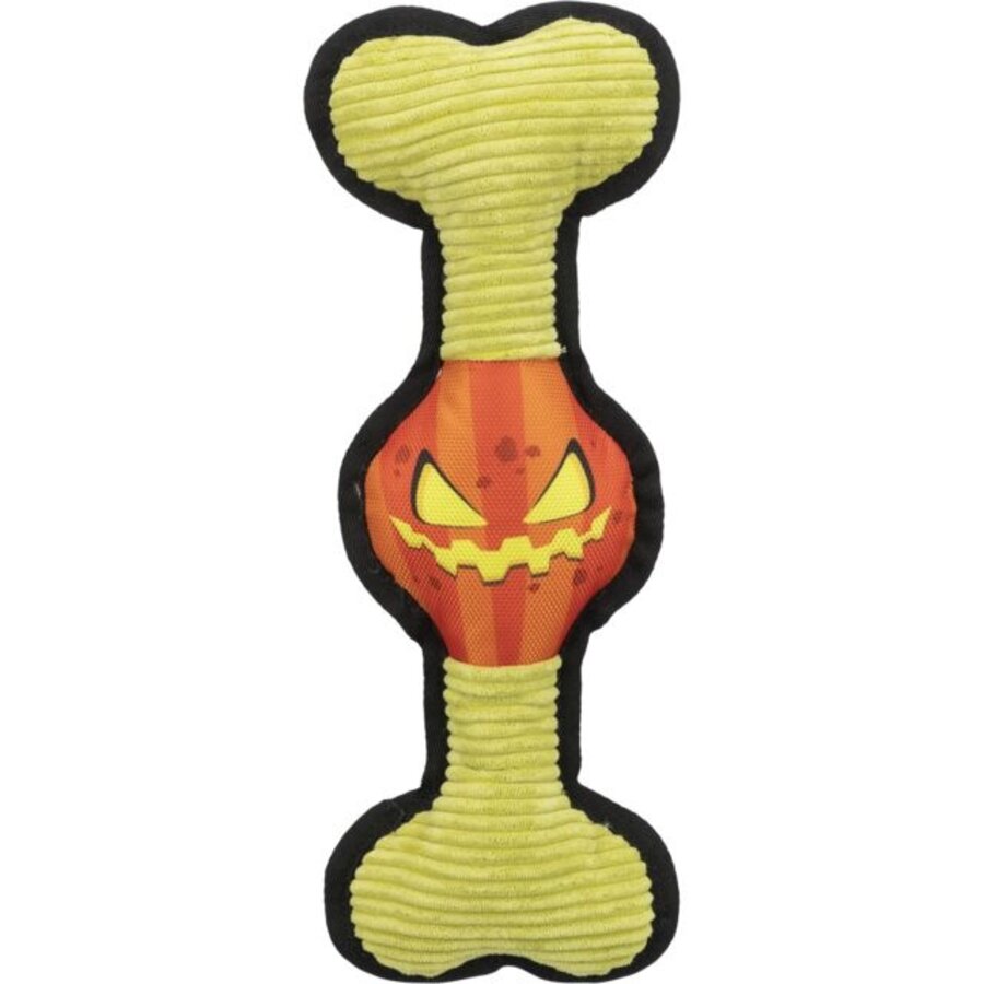Trixie Halloween Pluche Bone 34 cm - zacht hondenspeelgoed met Halloween-thema